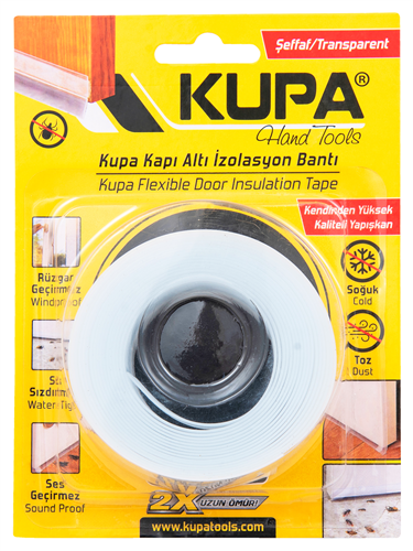 KUPA KAPI ALTI İZOLASYON BANDI 4 CM - 3 MT